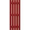 Ekena Millwork Americraft 5-Board, 3 Batten Exterior Real Wood Spaced Board-n-Batten Shutters, ARW401SB519X40BRH, PR ARW401SB519X40BRH - alternate 5